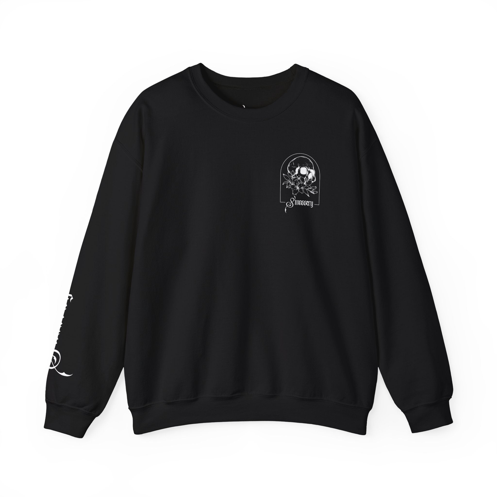 S. Massery Crewneck Sweatshirt with Sleeve Detail