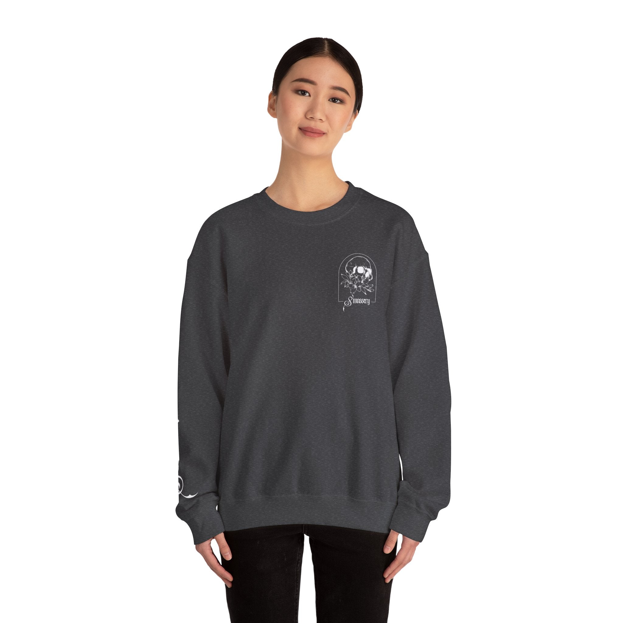 S. Massery Crewneck Sweatshirt with Sleeve Detail