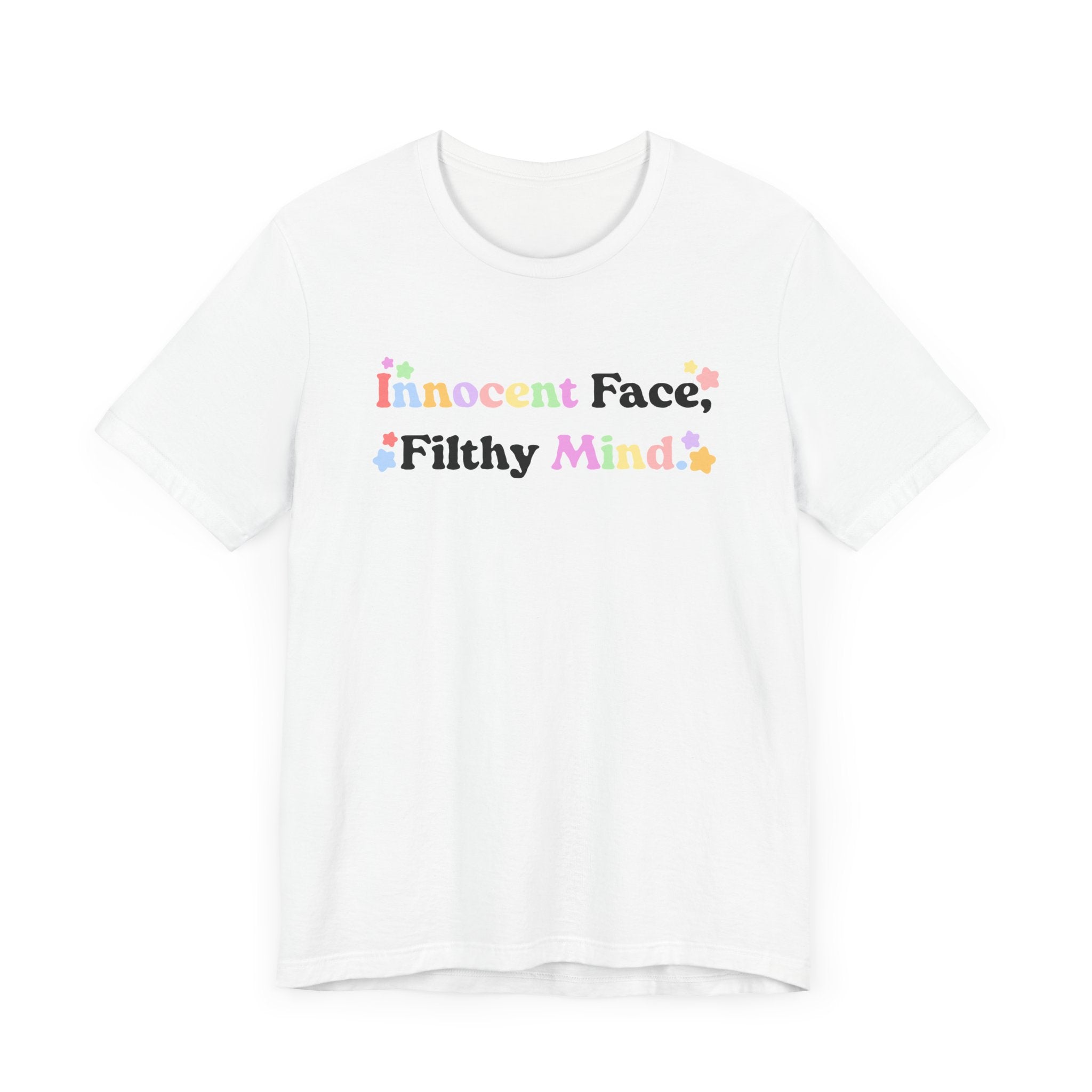 Innocent Face, Filthy Mind Jersey Short Sleeve Tee