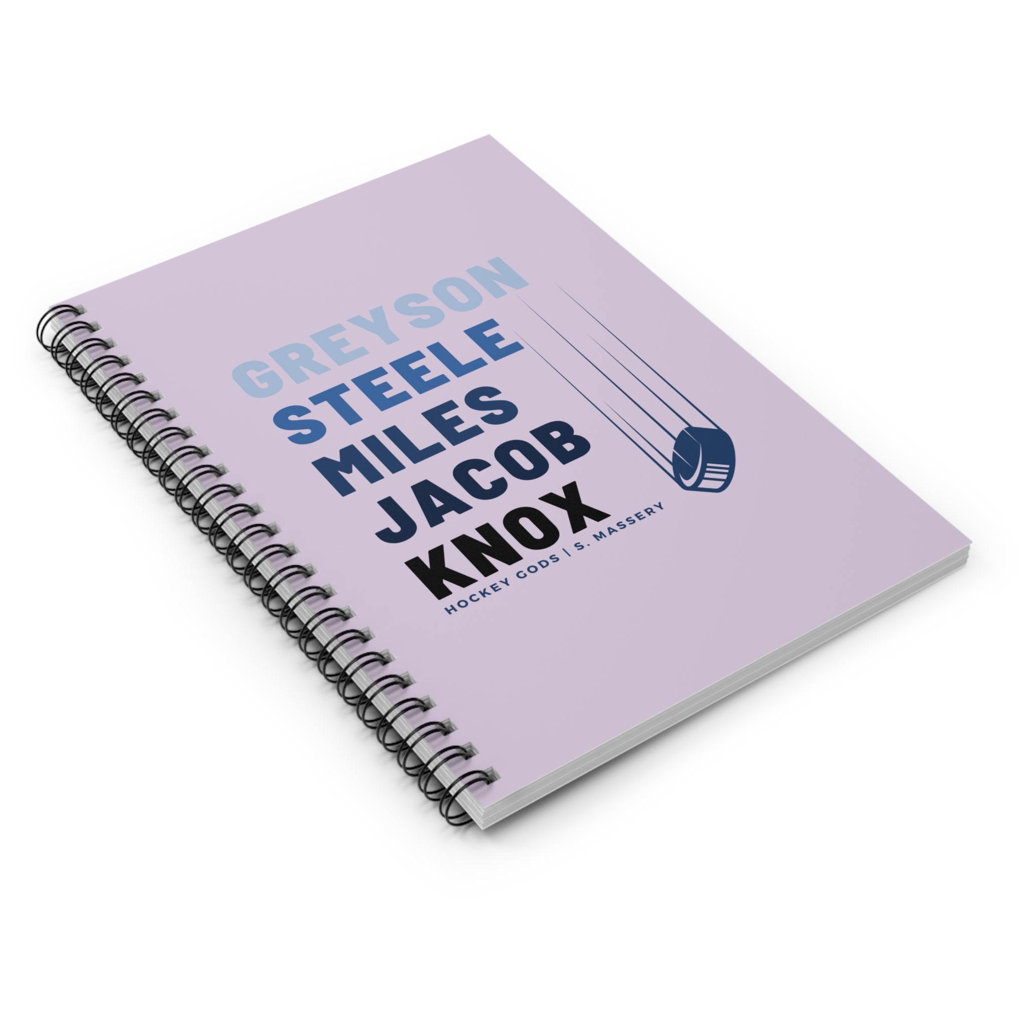Hockey Gods Spiral Notebook