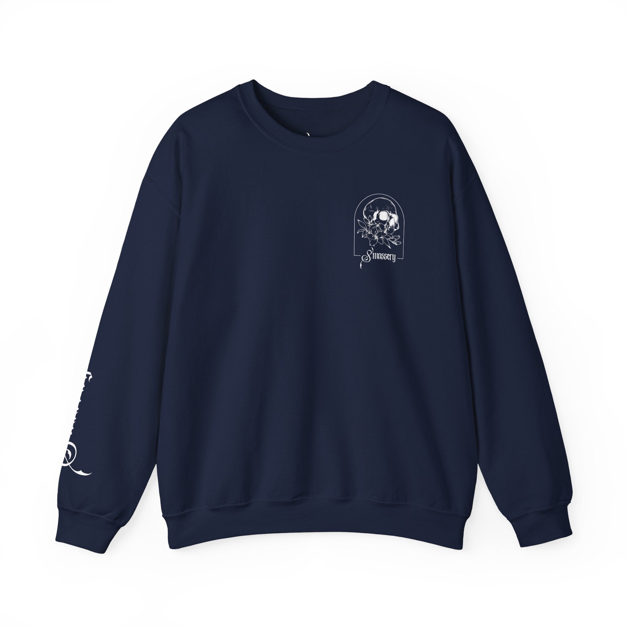 S. Massery Crewneck Sweatshirt with Sleeve Detail