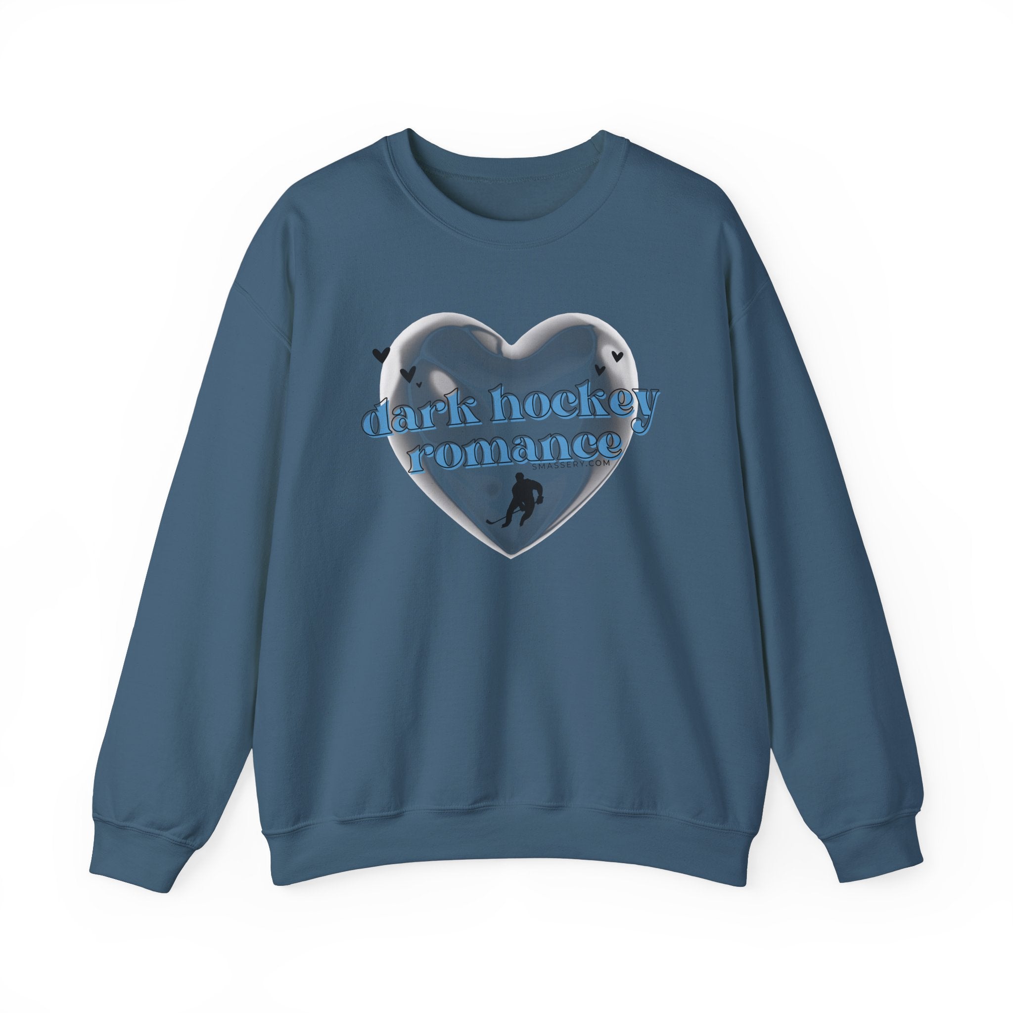 Dark Hockey Romance Crewneck Sweatshirt