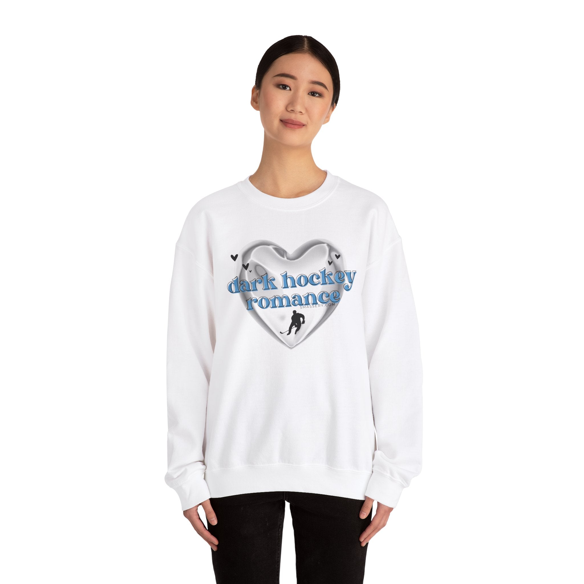 Dark Hockey Romance Crewneck Sweatshirt