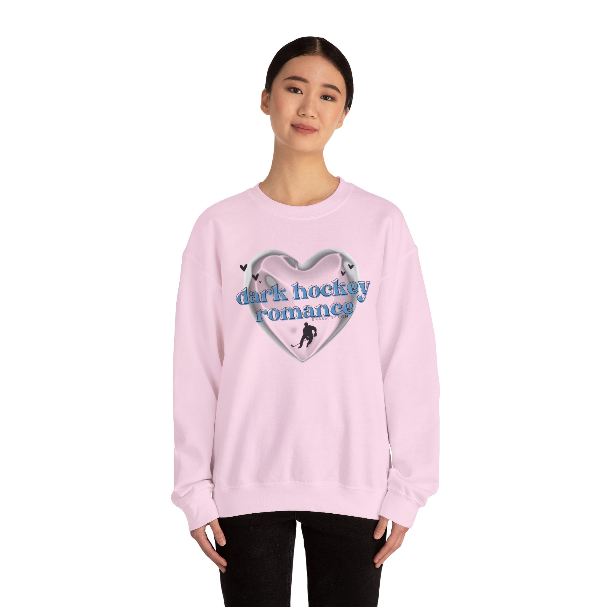 Dark Hockey Romance Crewneck Sweatshirt