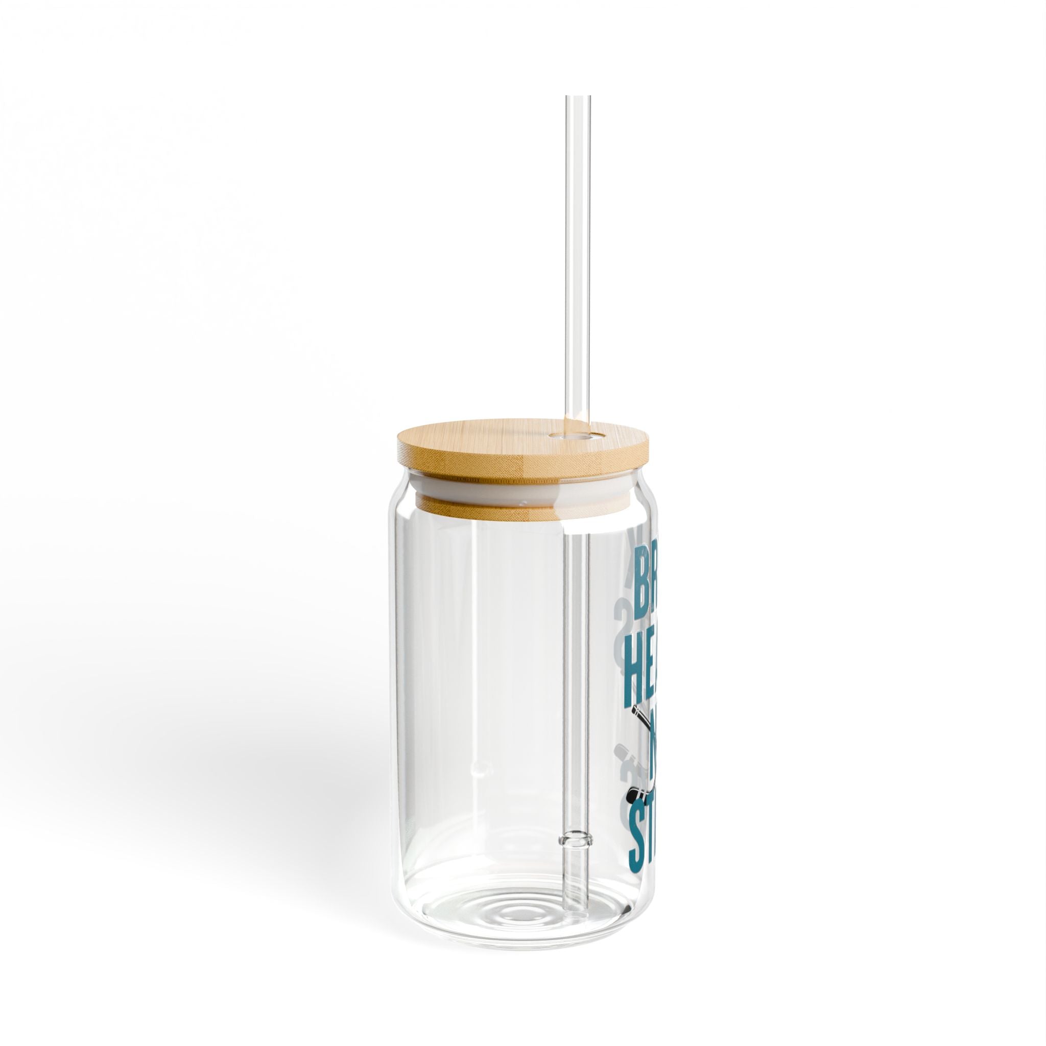 Break Hearts Not Sticks Glass Tumbler