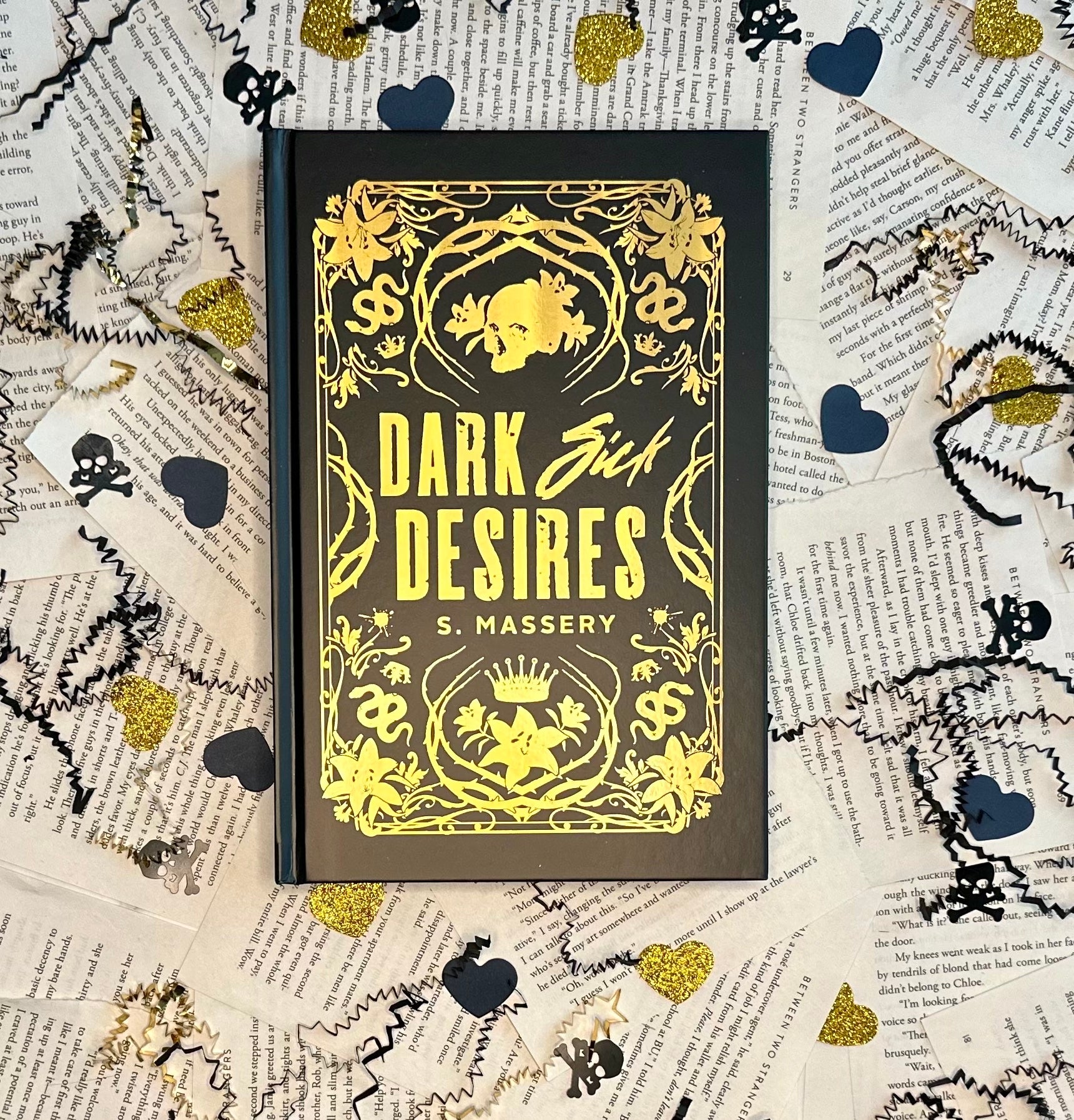 Dark Sick Desires - Deluxe Foil Hardback with Dust Jacket