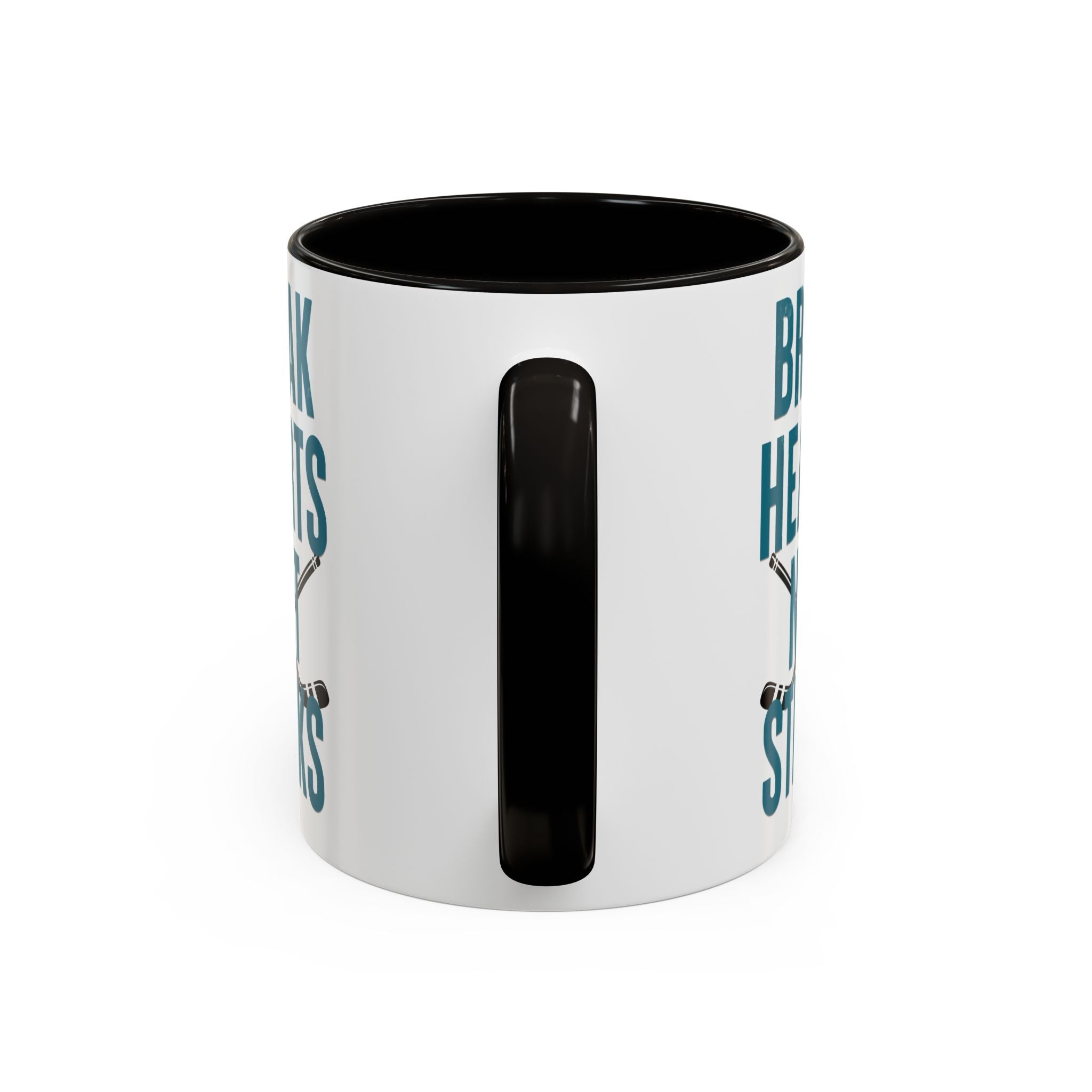 Break Hearts Not Sticks – Sassy Hockey Mug