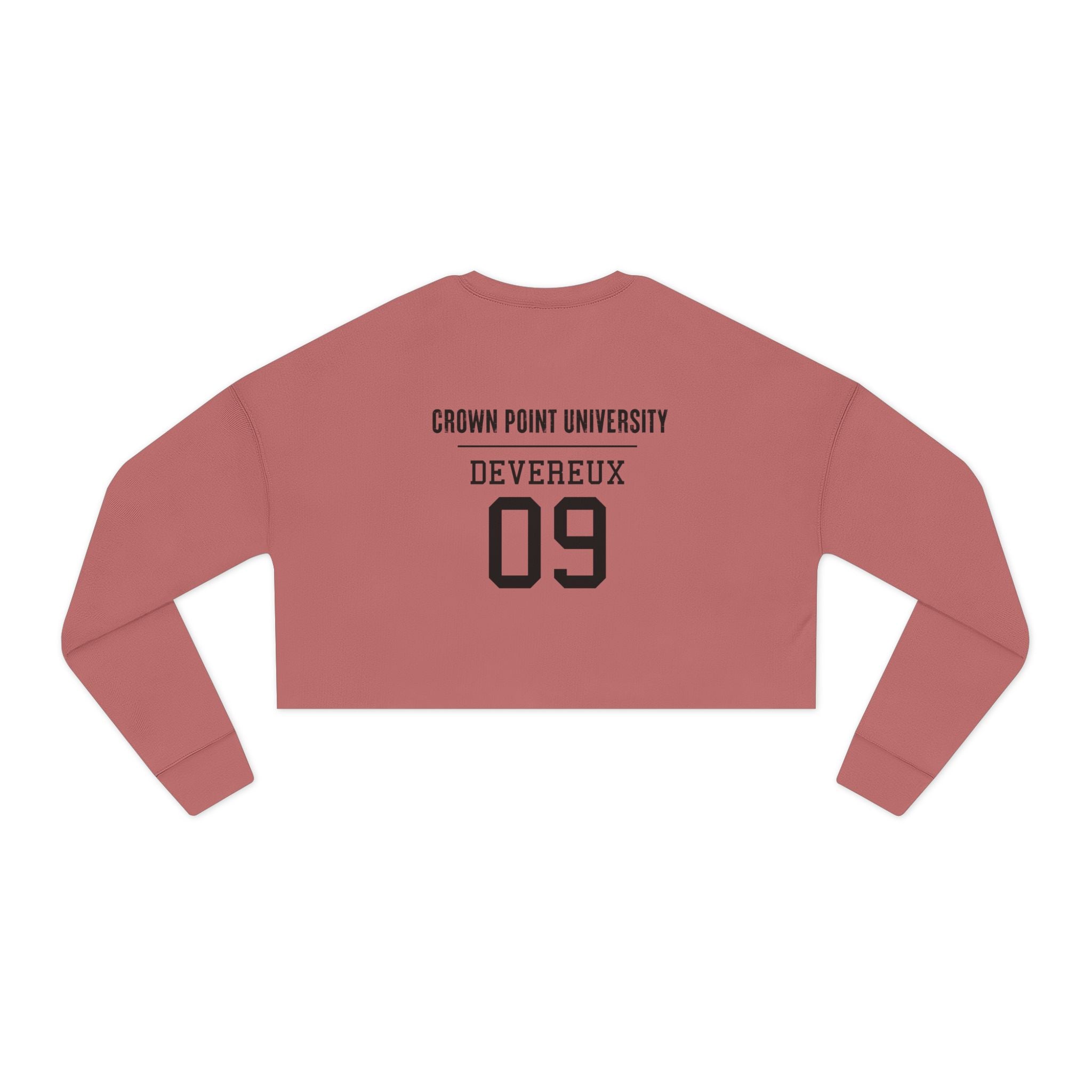 Brutal Obsession's "Obsession. Love." Cropped Graphic Sweatshirt